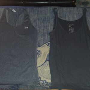 Under Armour Dark Gray Tank Top Duo